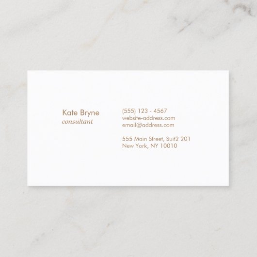 Moderne rode gouden strips visitekaartje (Achterkant)