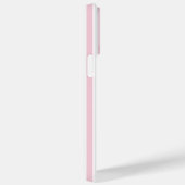 Moderne Rode Kersen Roze Strepen Gepersonaliseerde Case-Mate iPhone Case (Achterkant / Rechts)