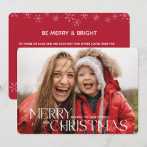 Moderne rode kerstsnowflake op maat Foto Holida