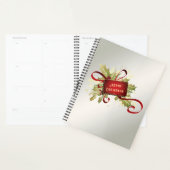Moderne rode kerstvakantie planner (Display)