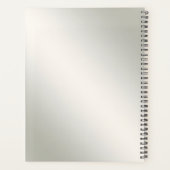 Moderne rode kerstvakantie planner (Achterkant)