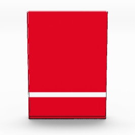 Moderne rode kleur blokbodem derde streep fotoblokken