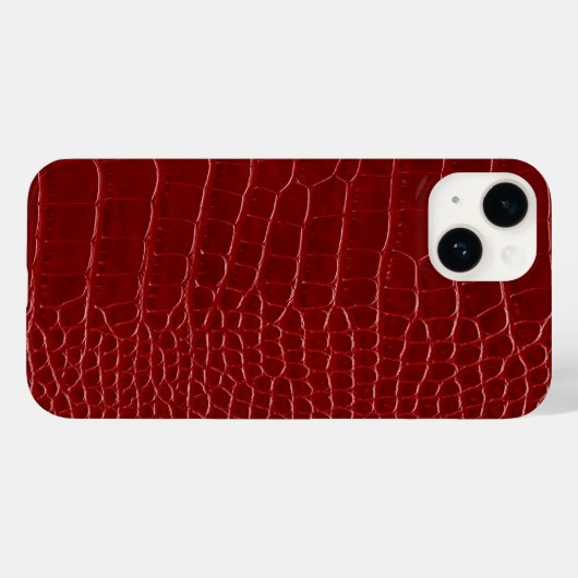 Moderne Rode Krokodil Case-Mate iPhone Case (Achterkant (horizontaal))