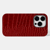 Moderne Rode Krokodil Case-Mate iPhone Case (Achterkant (horizontaal))
