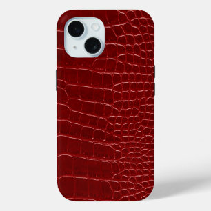 Moderne Rode Krokodil iPhone 15 Case