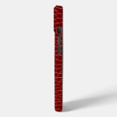 Moderne Rode Krokodil Case-Mate iPhone Case (Achterkant / Links)