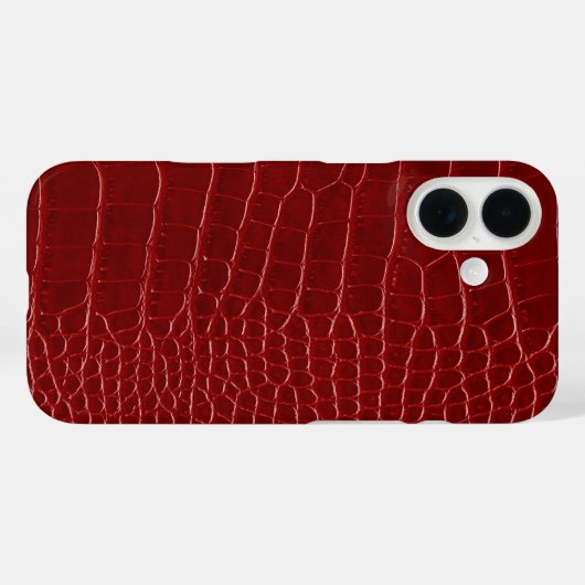 Moderne Rode Krokodil Case-Mate iPhone Case (Achterkant (horizontaal))