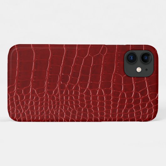 Moderne Rode Krokodil Case-Mate iPhone Case (Achterkant (horizontaal))