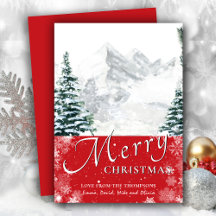 Moderne rode pine - boomschoppen - grafisch script