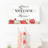 Moderne Rode Rose Islamitische Moslim Douche Banne Spandoek (Insitu)