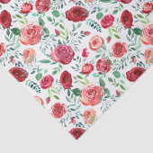 Moderne rode rozen van de Waterverf gevild Tissuepapier (Detail)