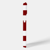 Moderne rode strepen naam Case-Mate iPhone case (Achterkant / Rechts)