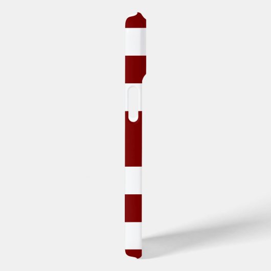 Moderne rode strepen naam Case-Mate iPhone case (Achterkant / Rechts)