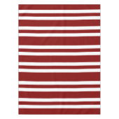 Moderne rode strepen patroon tafelkleed (Voorkant)