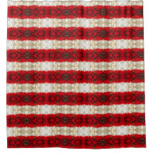 Moderne rode tinten en witte vlechtjes