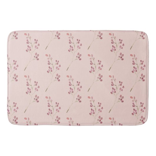 Moderne rode ventilator van Waterverf Badmat (Voorkant)