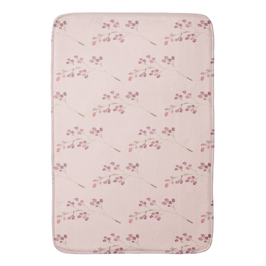 Moderne rode ventilator van Waterverf Badmat (Voorkant Verticaal)