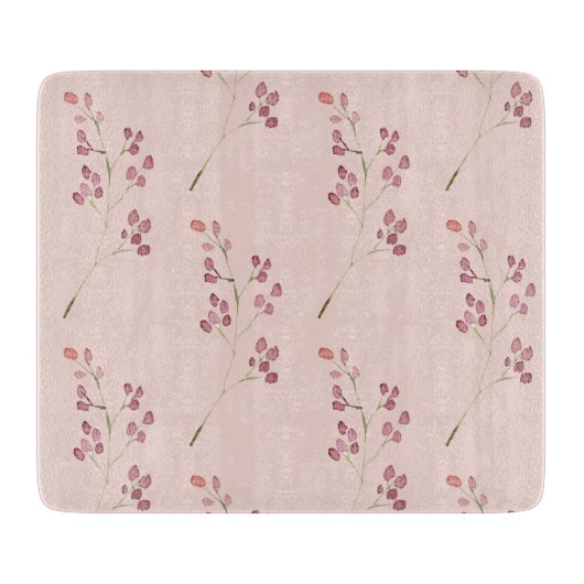 Moderne rode ventilator van Waterverf Snijplank (Voorkant)