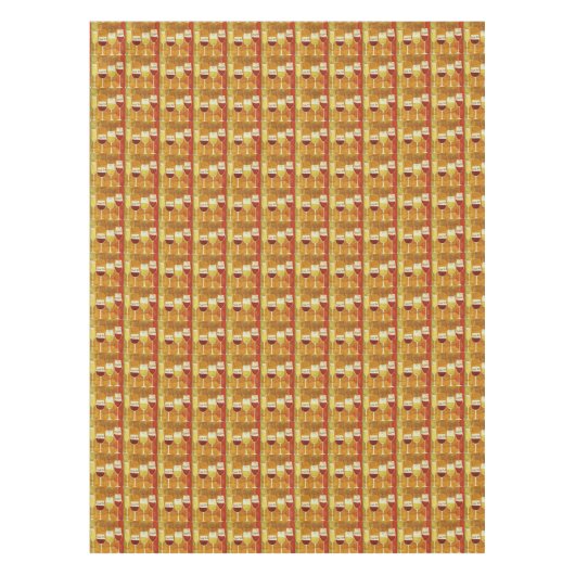 Moderne rode witte wijn Pinot Chianti Patroon Sina Tafelkleed (Voorkant)