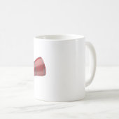 Moderne rode zaklamp koffiemok (Voorkant rechts)