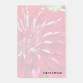 Moderne Rode Zinnias Post-it® Notes (Voorkant)