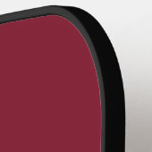 Moderne rode & zwarte monogram initiaal pickleball paddle (Links Detail)