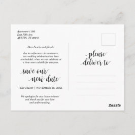 Moderne roest, liefde is geduldig, uitgesteld briefkaart