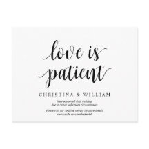 Moderne roest, liefde is geduldig, uitgesteld