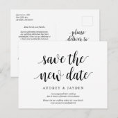 Moderne roest, sla de nieuwe datum op, we zijn uit briefkaart (Voorkant / Achterkant)