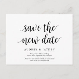 Moderne roest, sla de nieuwe datum op, we zijn uit briefkaart