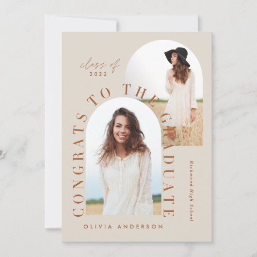 Moderne roestgeometrische multi-fotoboogafstuderen (Voorkant)