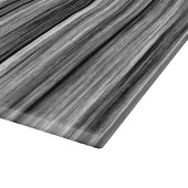 Moderne, roestkleurige zwarte grijze houtkorrelpat snijplank (Hoek)