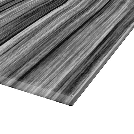 Moderne, roestkleurige zwarte grijze houtkorrelpat snijplank (Hoek)