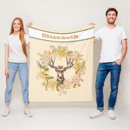 moderne, roestrijke ventilator fleece deken