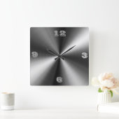 Moderne roestvrij staal Ontworpen voor technische  Vierkante Klok (Huis)