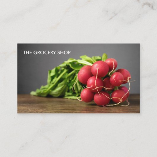 Moderne rokerige radiokaarttemplate visitekaartje (Voorkant)