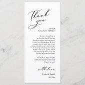 Moderne Romance instelling voor inwendige locatie  Programmakaart (Voorkant)