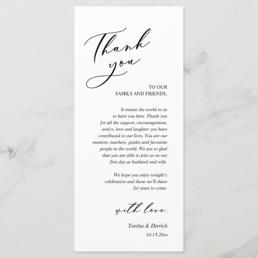 Moderne Romance instelling voor inwendige locatie  Programmakaart (Voorkant)