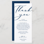 Moderne Romance instelling voor inwendige locatie Programmakaart (Voorkant / Achterkant)