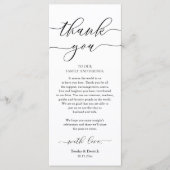 Moderne Romance instelling voor inwendige locatie Programmakaart (Voorkant)