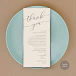 Moderne Romance instelling voor inwendige locatie  Programmakaart<br><div class="desc">Onze romance Wedding Thank You Place Instelling Kaarten, ontworpen om uw oprechte waardering uit te drukken voor de aanwezigheid van elke gast op uw speciale dag, deze kaarten zijn de ideale manier om een persoonlijk tintje aan uw eettafels toe te voegen. Deze plaatsinstellingskaarten zijn gemakkelijk te gebruiken - plaats er...</div>