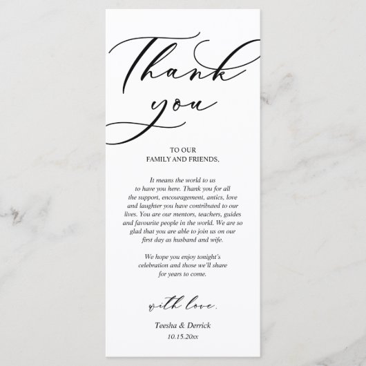 Moderne Romance instelling voor inwendige locatie  Programmakaart (Voorkant)