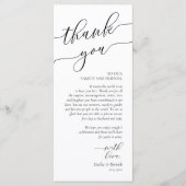 Moderne Romance instelling voor inwendige locatie Programmakaart (Voorkant)