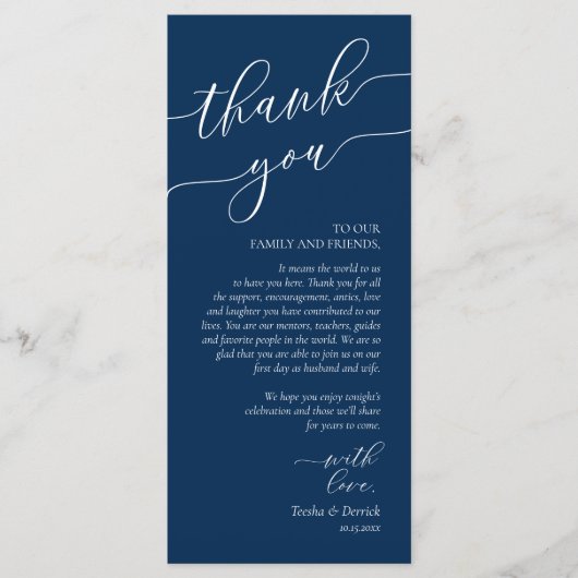 Moderne Romance instelling voor inwendige locatie  Programmakaart (Voorkant)