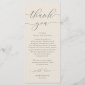 Moderne Romance instelling voor inwendige locatie  Programmakaart (Voorkant)