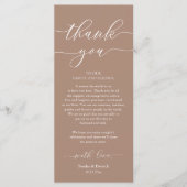 Moderne Romance instelling voor inwendige locatie  Programmakaart (Voorkant)