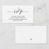 Moderne Romantiek, Zwarte Script, Online website R Informatiekaartje (Voorkant / Achterkant)