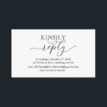 Moderne Romantisch, Zwart Schrift, Online website  Informatiekaartje<br><div class="desc">Dit is de Moderne Mooie Romantische,  RSVP kaart,  in eenvoudig Zwart schrift,  voor uw huwelijksuitnodiging reactie,  of feestelijke bijlage kaart. U kunt de lettertypekleuren wijzigen en uw huwelijkswebsitegegevens toevoegen met behulp van de Zazzle tekstbewerkings tool. #TeeshaDerrick</div>