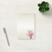 Moderne Romantische Anjer -Persoonlijk Post-it® Notes (Kantoor)