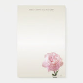 Moderne Romantische Anjer -Persoonlijk Post-it® Notes (Voorkant)